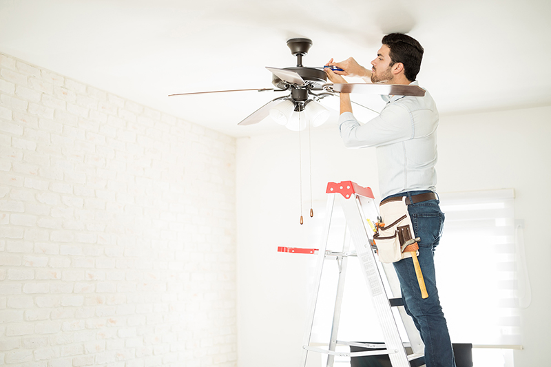 Should You Run a Room Air Purifier or Ceiling Fan to Improve IAQ?